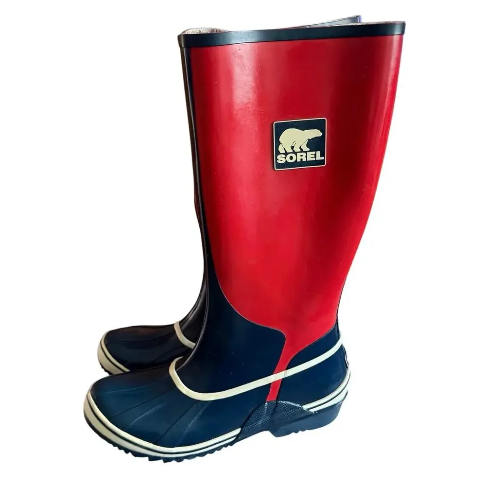 Sorel Sorellington rubber rain boots sz 7 waterproof puddle jumpers NL 1523 698 - Picture 2 of 15